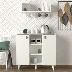 ركن قهوة Seddra لون ابيض ركن قهوة Seddra لون ابيض