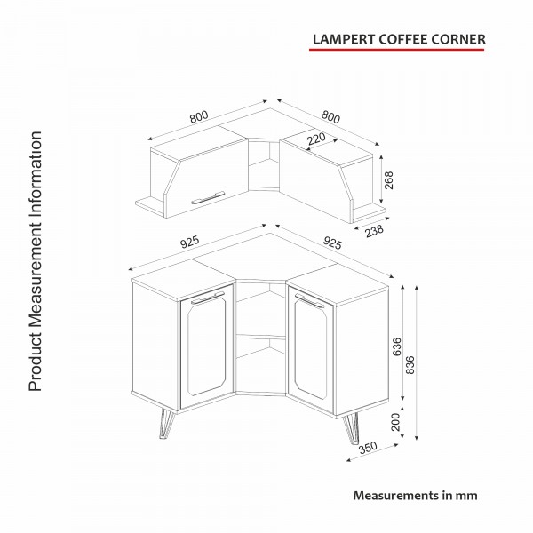 Lampert ركن القهوة موديل