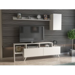 طاولة تلفزيون لون ابيض  POLO