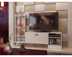 طاولة تلفزيون لون ابيض Demet