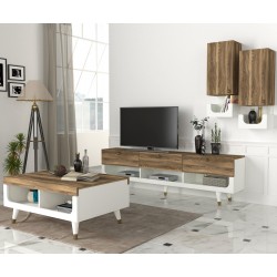 Pretty Tv & Co طقم طاولة تلفزيون وطاولة قهوة موديل