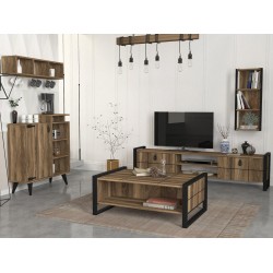 Lost & SN طقم طاولة تلفزيون وطاولة قهوة وركن للقهوة Lost & SN طقم طاولة تلفزيون وطاولة قهوة وركن للقهوة