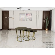 CM17 طقم طاولات 3قطع
